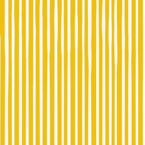 Yellow stripe white