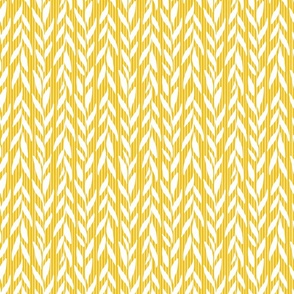 Leafy stripes yellow