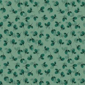 Little buds on teal