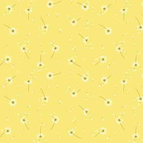 Dandelion Floaties I M size I 12" I BG Chiffon Yellow 