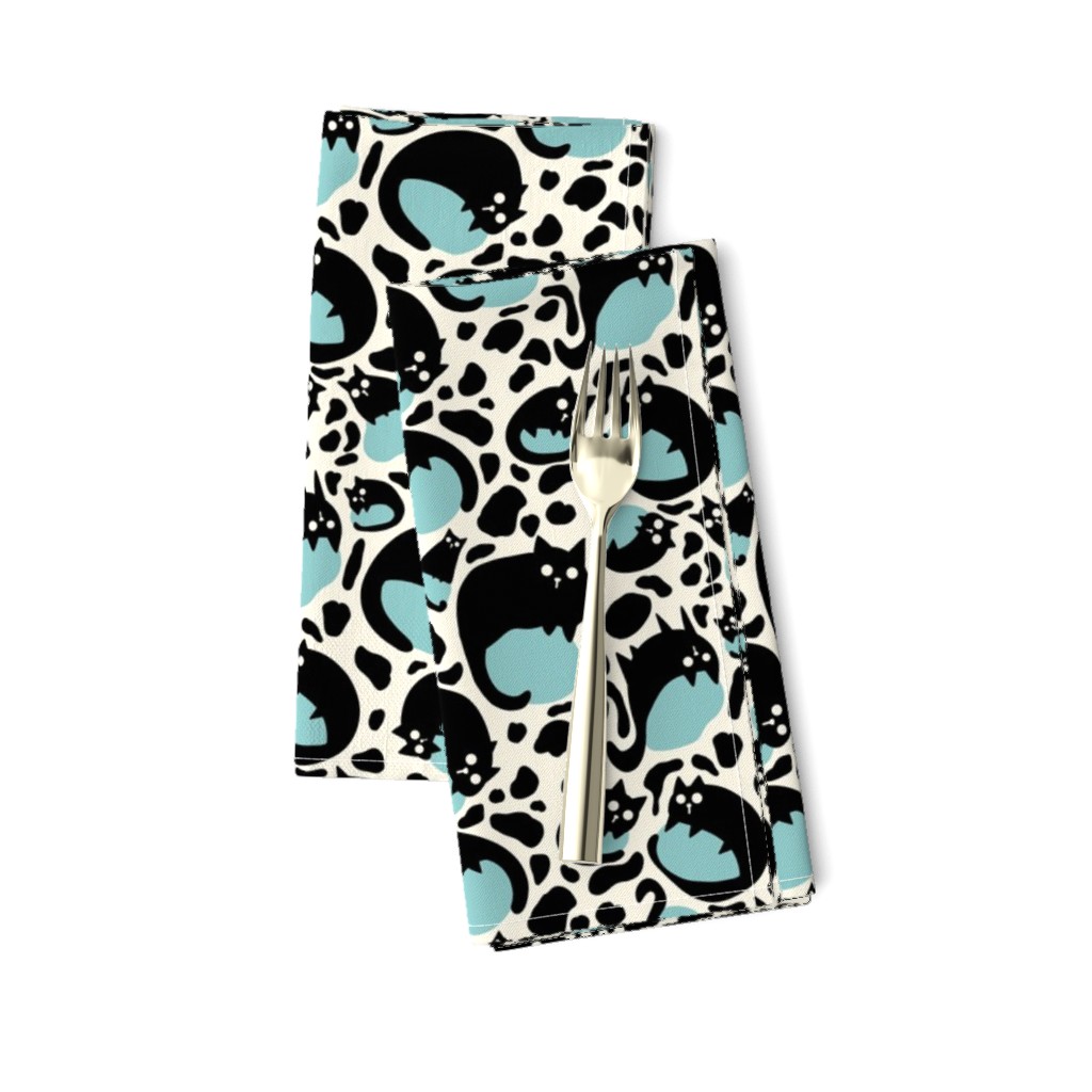 Leopard Cat Print - Blue