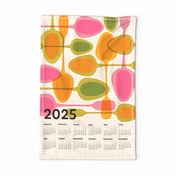 2126_Kitchen retro Spoons tea towel Calendar 2024