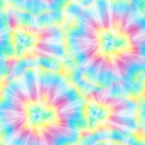 Tie Dye Pastel Fabric, Wallpaper and Home Decor | Spoonflower