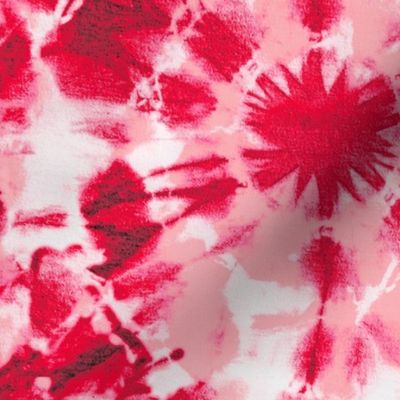 Ink Splat Red and Pink Tie Dye (s)