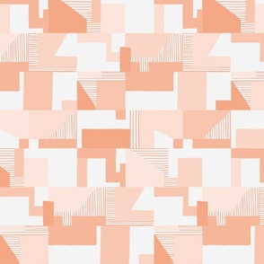 [MEDIUM] Graphic Patchwork - Blush Pink