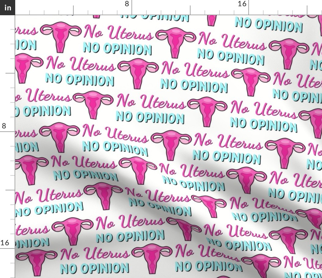 No Uterus No Opinion - large on white