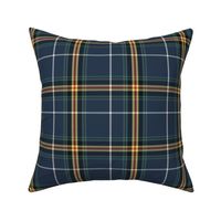 Navy and Buttercup Plaid Small