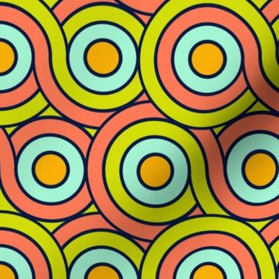 Pop Art Groovy Circles