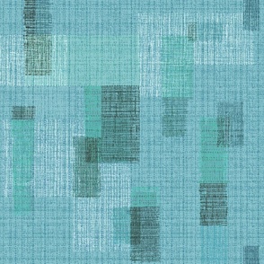 Modern Tapestry Teal Aqua