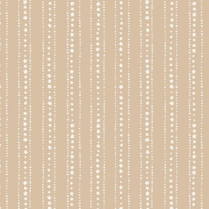 Ditsy flower stripes dusty rose