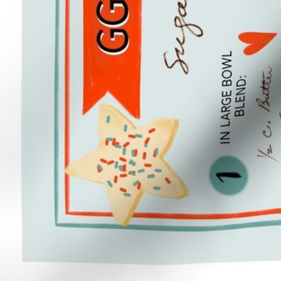 Star Sugar Cookies Tea Towel