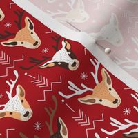 Christmas  pattern with deers