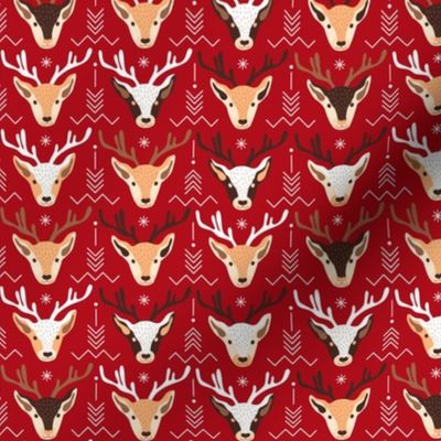 Christmas  pattern with deers