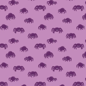 Purple Fluffy Spider | MEDIUM