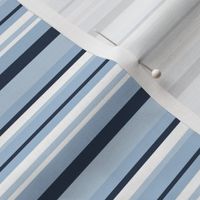 Multi Stripe - navy/sky/fog/white