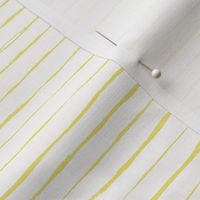 Scrawled Stripe - white/buttercup