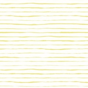 Scrawled Stripe - white/buttercup