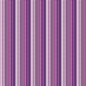 Vertical Pleated Stripes-Violet Purple Grape Ombre