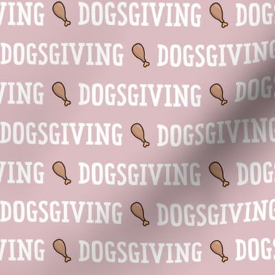 (M Scale) Dogsgiving Seamless on Light Pink