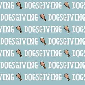 (M Scale) Dogsgiving Seamless on Light Blue
