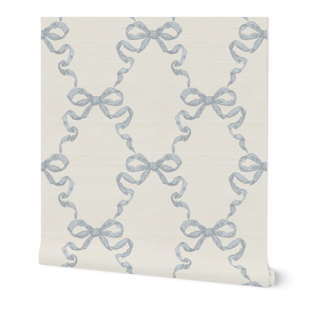 Large Hannah Ribbon Trellis Quiet Blue