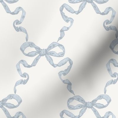 Small Hannah Ribbon Trellis Quiet Blue