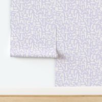 Abstract Cuted Shapes - Lilac