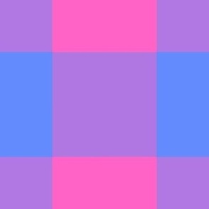 Gingham Large Pink and Blue