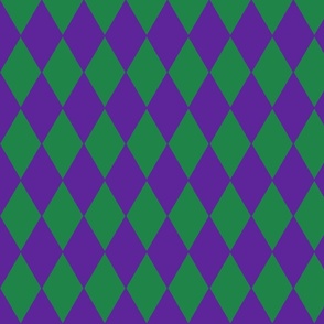 Harlequin Diamonds ~  Mardi Gras