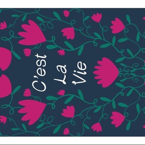 Cest la vie Tea towel