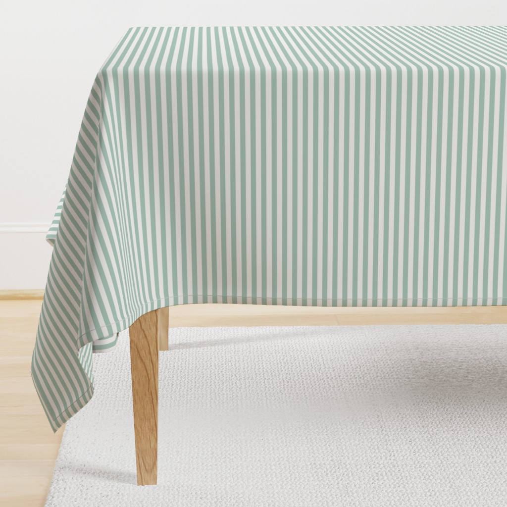 Muted Green Stripes