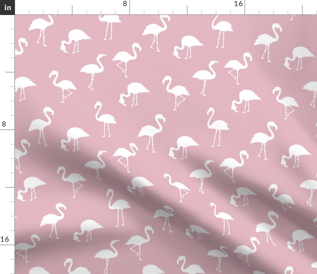 Flamingo paradise minimalist style tropical birds island vibes summer pink blush girls