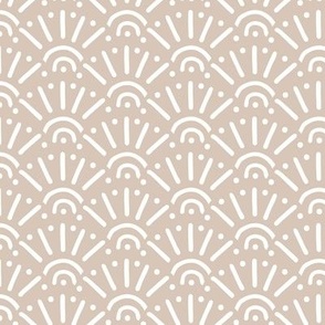 Moroccan style boho abstract sunshine design sweet abstract nursery texture beige sand white pastel