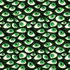  Wall of Eyes in Green