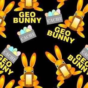 Geo Bunny Easter Eggs Geocacher
