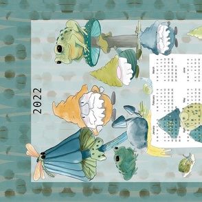 2022 Calendar - Gnomes  and Friends