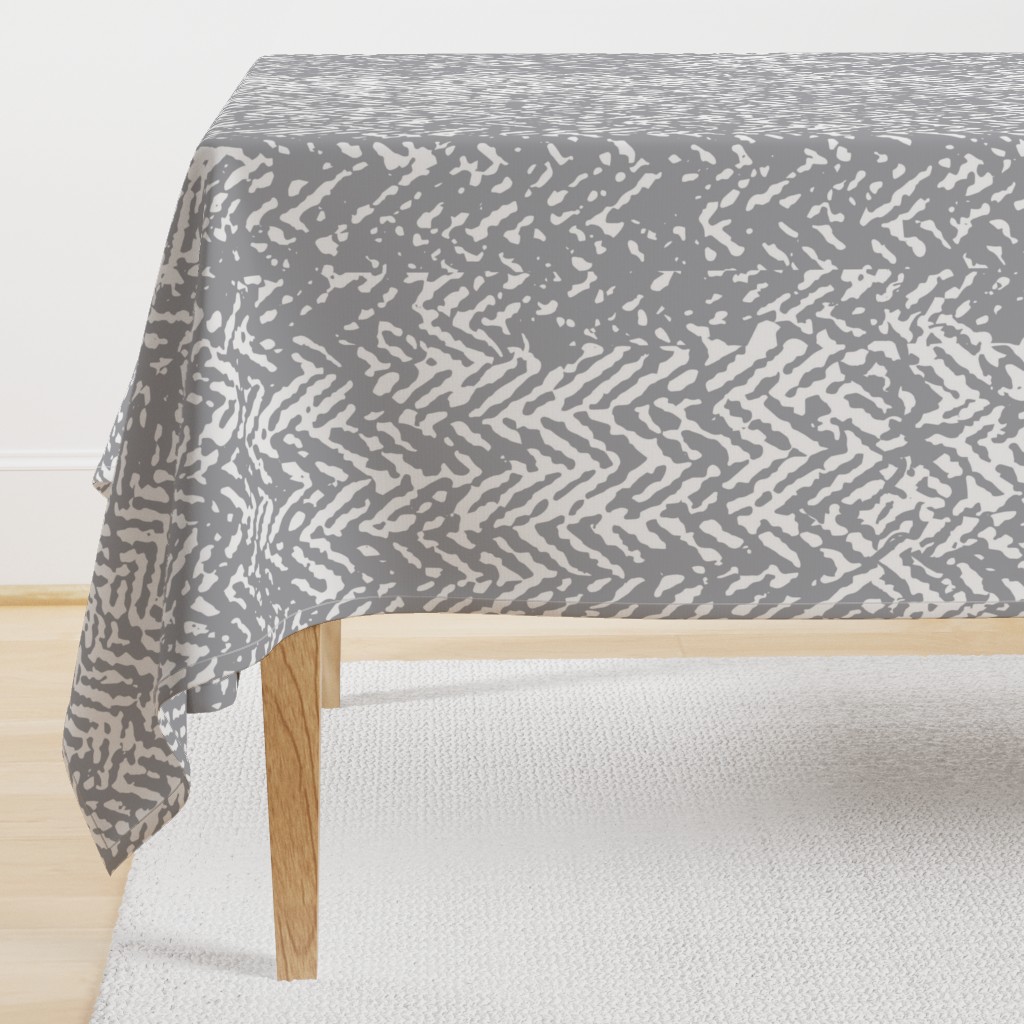 Herringbone - Light Grey