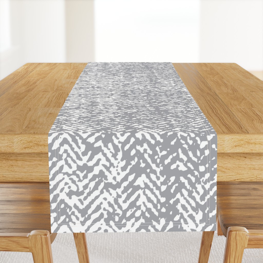 Herringbone - Light Grey