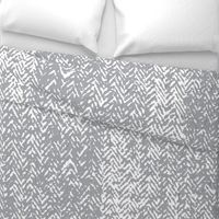 Herringbone - Light Grey