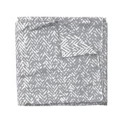 Herringbone - Light Grey