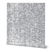 Herringbone - Light Grey