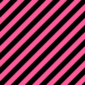 Bold Memphis Diagonal Lines Pink