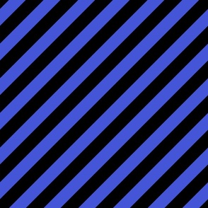 Bold Memphis Diagonal Lines Blue