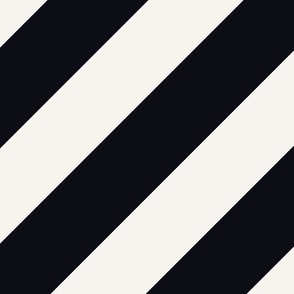 Pastel Memphis Diagonal Lines Black and White Jumbo