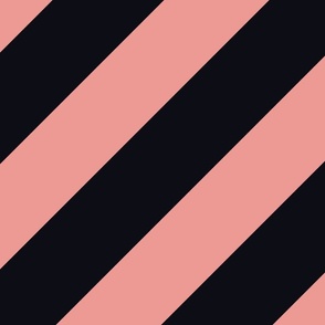 Pastel Memphis Diagonal Lines Coral Jumbo