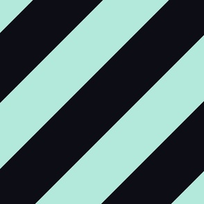 Pastel Memphis Diagonal Lines Seafoam Jumbo