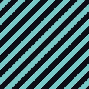 Pastel Memphis Diagonal Lines Teal