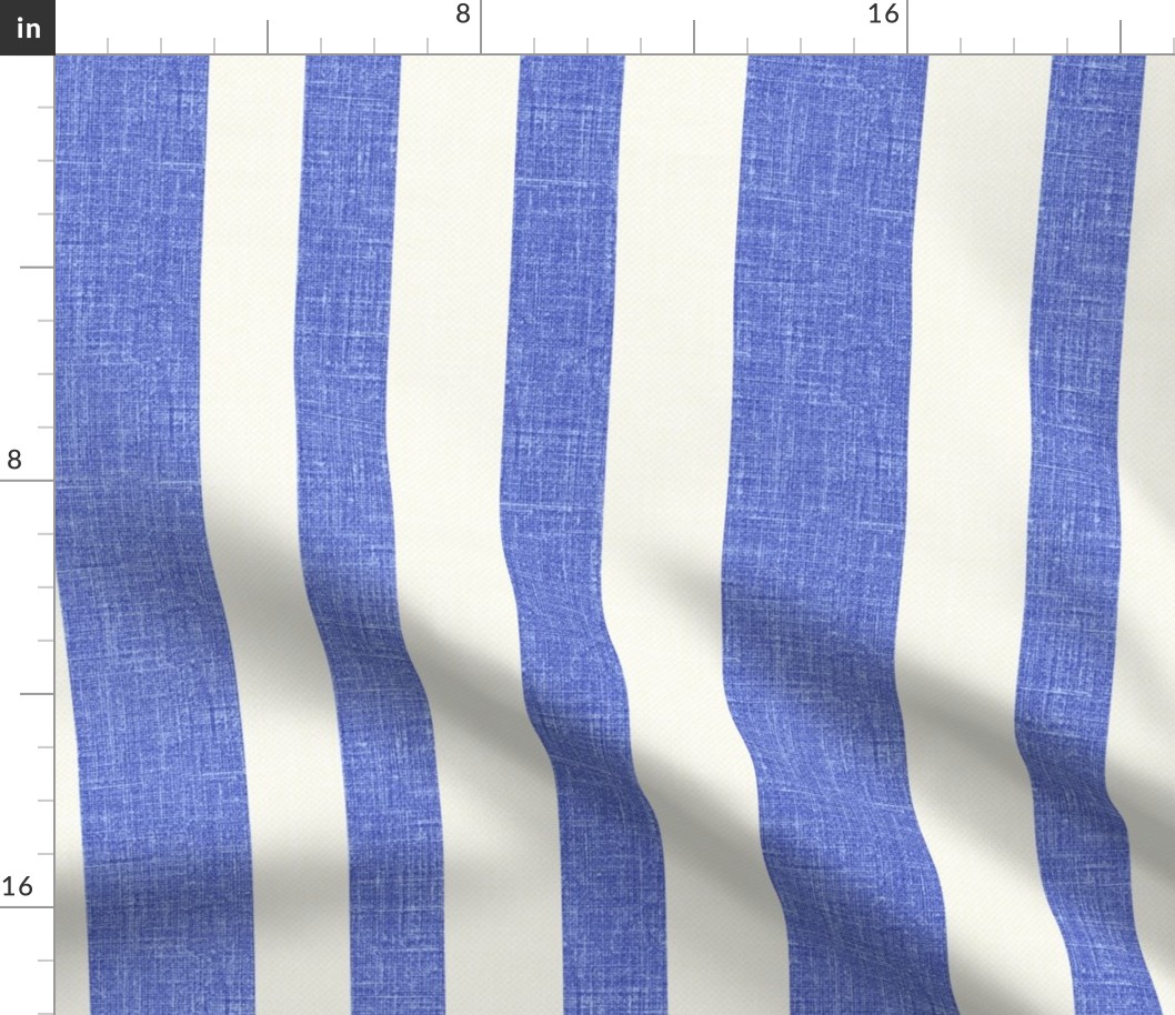 Cabana Irregular Stripes Blue and White