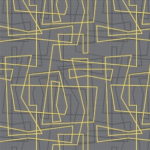 Linear Enigma Illuminating Yellow Gray