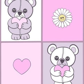 Dusky pink teddy squares large scale 